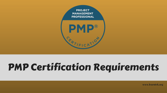 PMP Certification Requirements