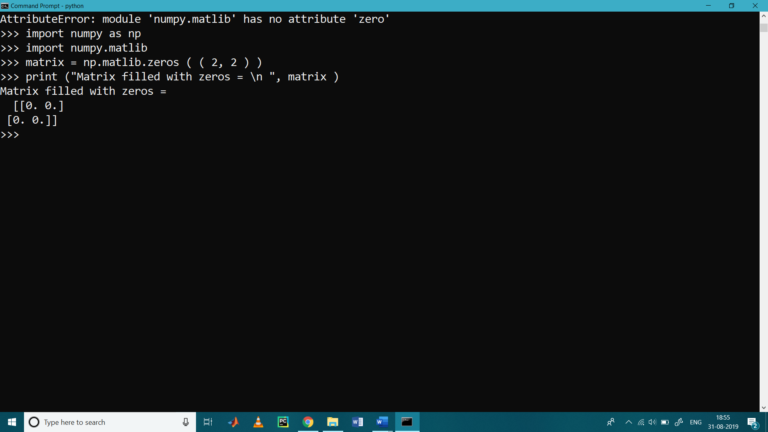 Matrix Operations with Python NumPy-II | Learntek