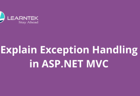 Explain Exception Handling in ASP.NET MVC