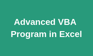 Advanced Excel VBA Training