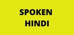 Spoken HINDI