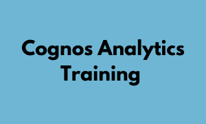Cognos Analytics Training