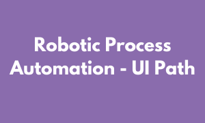 Robotic Process Automation - UI Path
