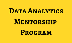 Data Analytics Mentorship Program