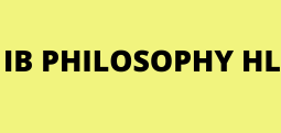 IB Philosophy HL